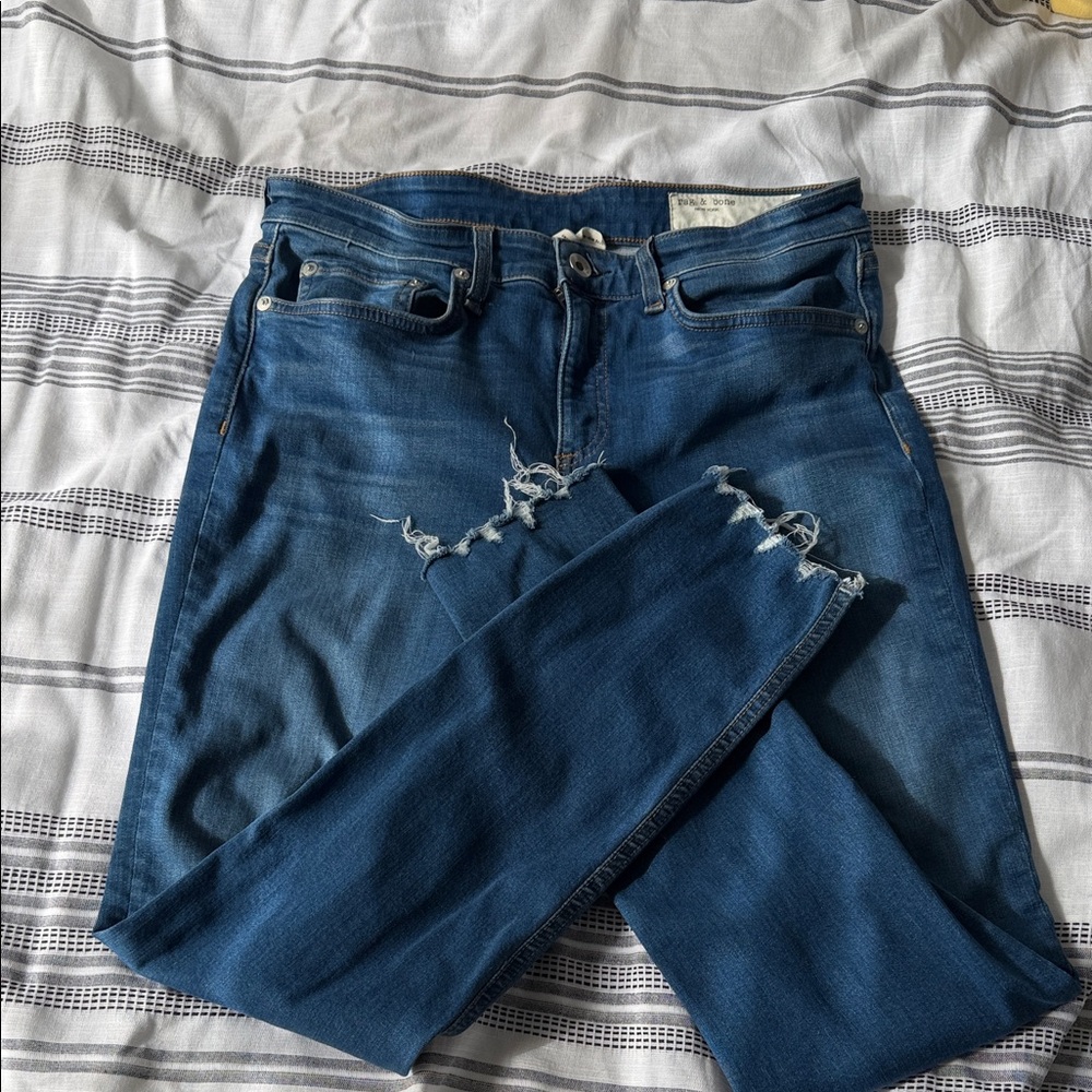 rag & bone Women's Skinny Jeans - Blue